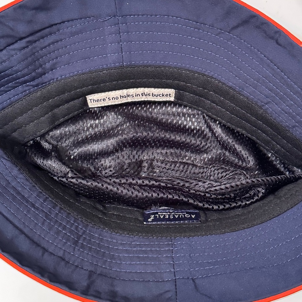 NWOT SEALSKINZ Waterproof Lightweight Bucket Hat S / M Navy - Picture 6 of 7